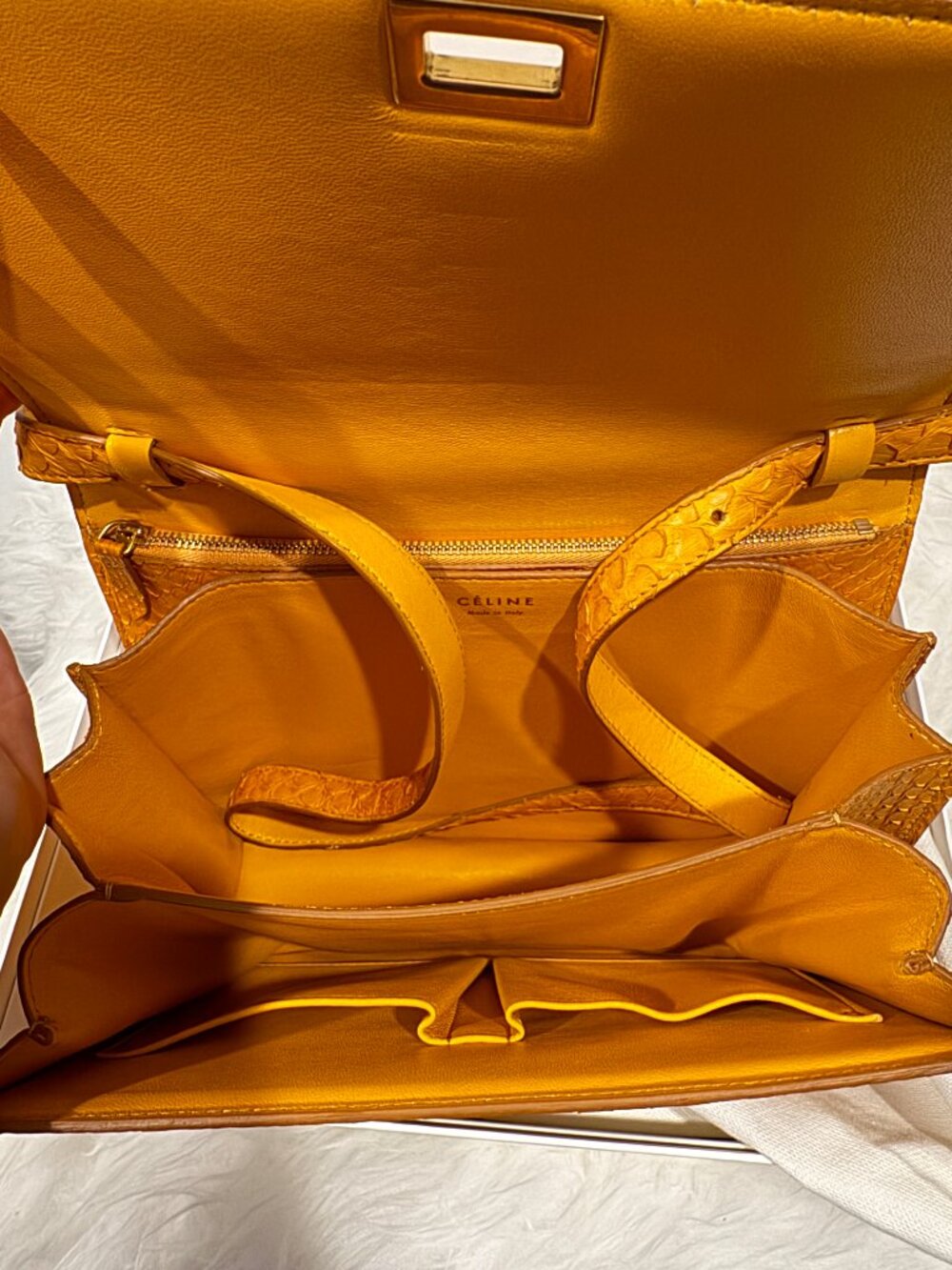 Celine Python Box - Medium - Picture 6 of 15